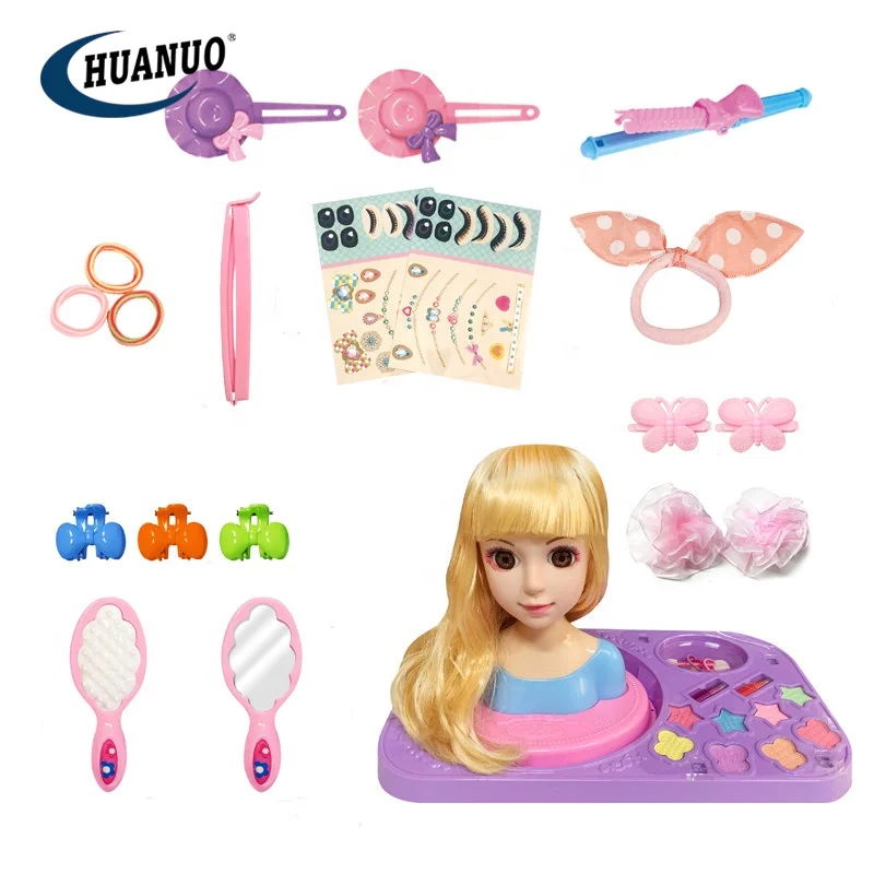 Hot Selling Head Doll Princess Half Body Hairstyle Beauty Fashion Toy  Birthday Gift Present Games Kids Makeup Set For Girls - Beauty & Fashion  Toys - AliExpress