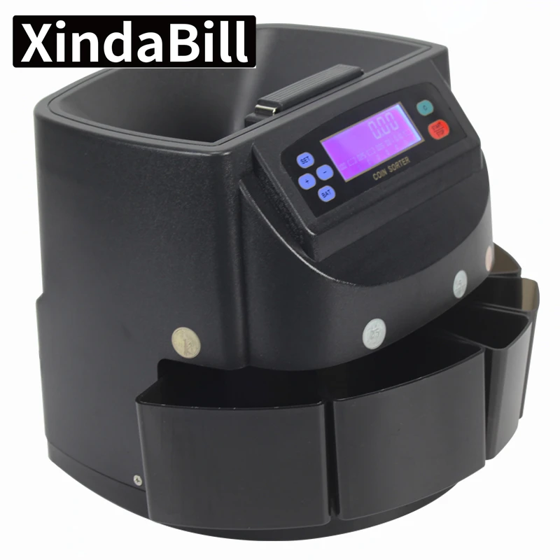 Xiindabill-9005 счетчик монет & сортировочная машина для банка, магазин, супермаркет. USD, евро, автоматизированное проектирование и изготовление.