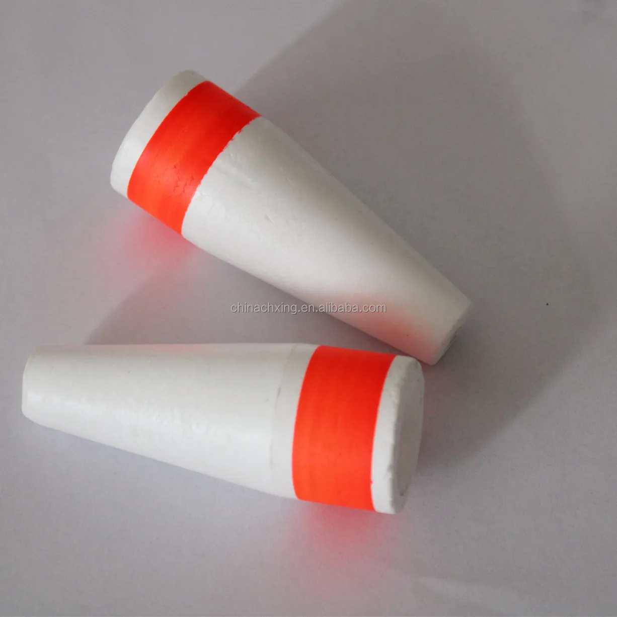 Wholesale Big Foam Fishing Bobbers Styrofoam Popping Corks With Metal