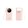 Pink Large Round Screen Fast Charging
