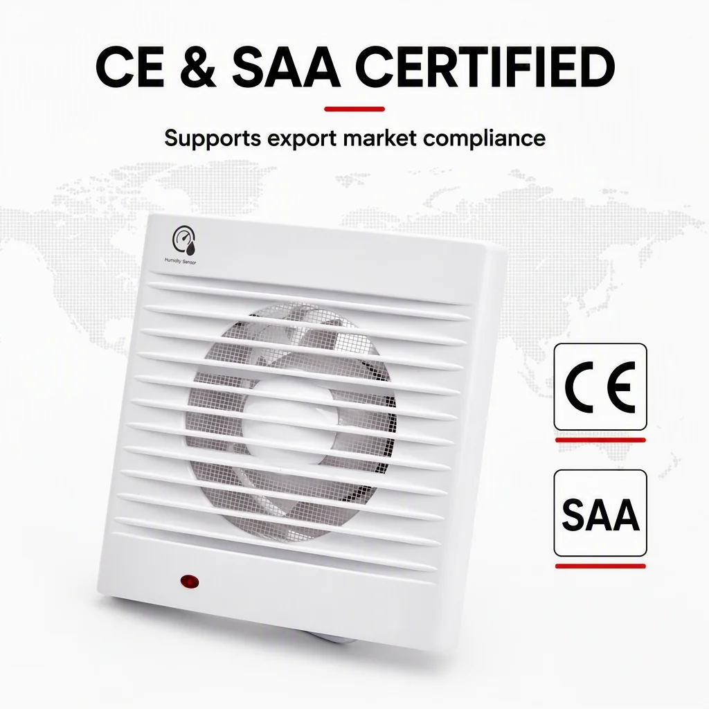 Wall Mountable Exhaust Fan, SAA, Axial - detail 6