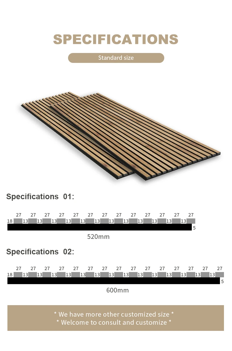 Goodsound Wall Cladding Fiber Mdf Akupanel Ceiling Mdf Slat Wall Panels