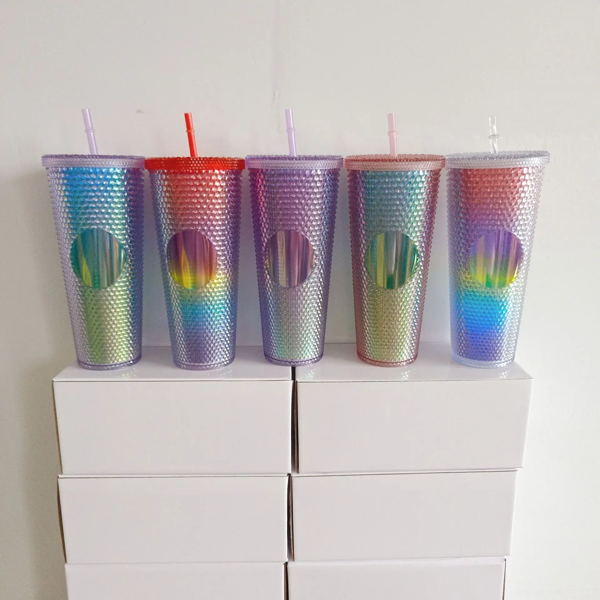 Wholesale Customized Logo Print Cute Christmas Party 24oz Travel Water