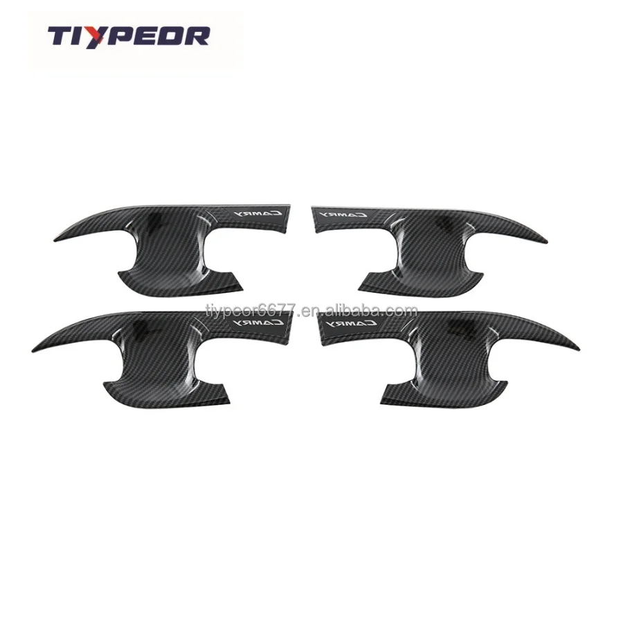 product exterior trims kit for toyota camry 2024 door cup protector handle front fog lamp rear mirror charging port cover mirror cover-6