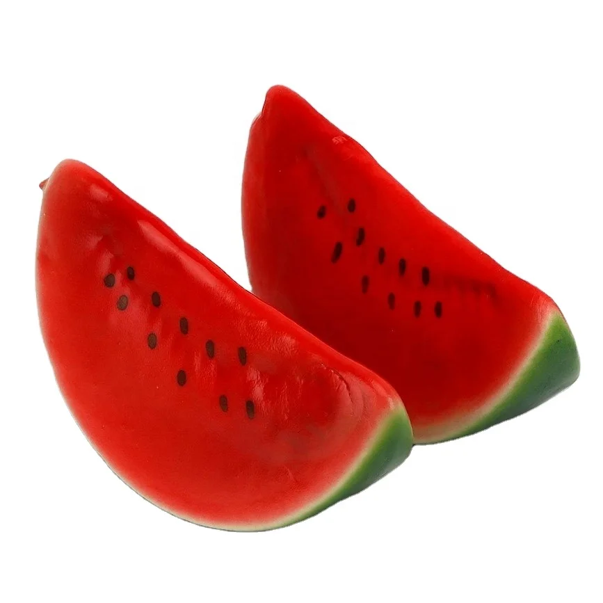styrofoam watermelon Faux Watermelon Slices Fake Fruit Model Fake