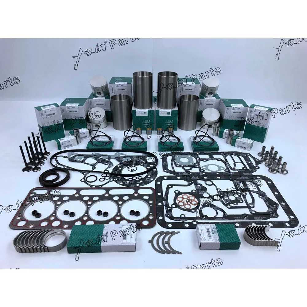 V1702 Overhaul Kit With Valves for Kubota Diesel Spare Part