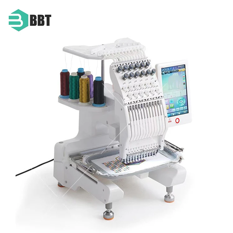 Easily Operating Multi Languages Supporting Industrial Embroidery Machines Computerized