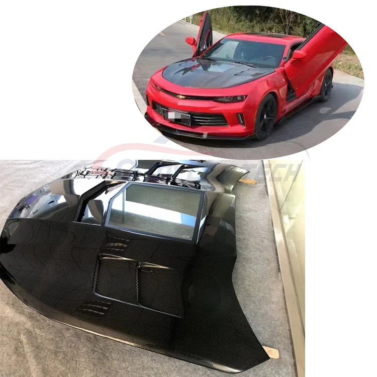 Carbon Fiber Parts Transparent 2018 Camaro Ss Hoods 5th Gen Camaro Hood