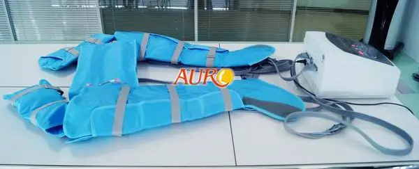 Au-7007 полный массаж тела антицеллюлитный массажер ног сжатия воздуха лимфодренажная машина