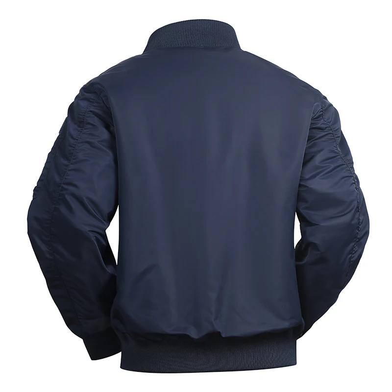 pilot winter streetwear nylon windproof wind breaker designer Custom embroidered Bomber men jacket_voghion.com