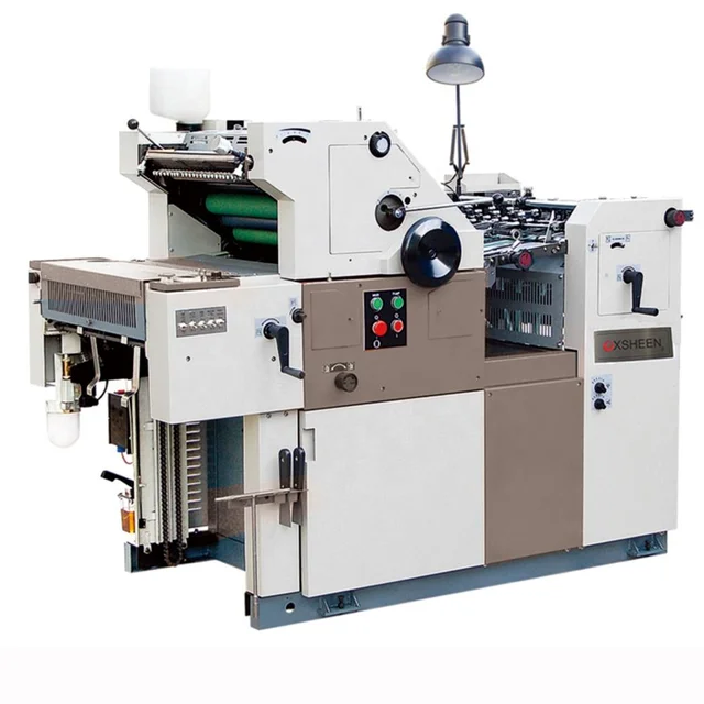 Original New Offset Printing Machine With Ink Rollers And Digital Bill Printer
