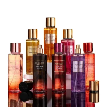 Hot Selling 250ML Women's Classic Fruit Scent Body Spray Perfume Set with Lasting Mist Fragrance