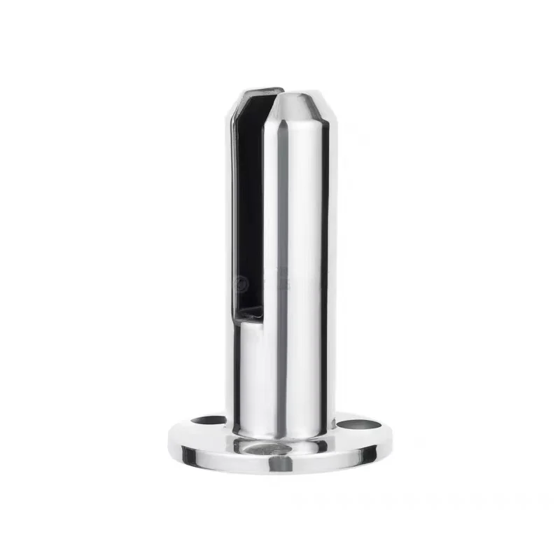 Adjustable Balustrade Spigot Black Glass Railing Stainless Steel Glass ...