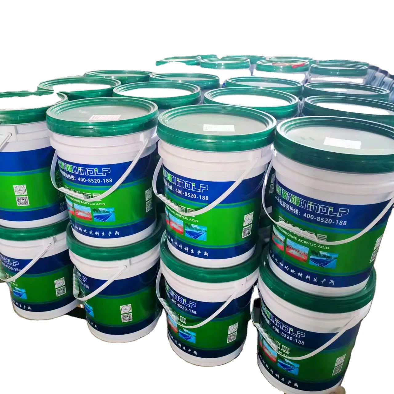 INOLP Wholesale Flooring Adhesive Discount Price Hot Sales Polyurethane Acrylic Resin Floor Coating PU Binder