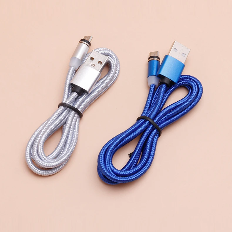 3-in-1 Magnetic Charging Cable Fast Charge Magnetic USB Cable For iPhone Android Type-C 1M with Box