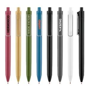 Quality Press-Type Plastic Signature Gel Ink Pen with Custom LOGO for Advertising Promotional Gift