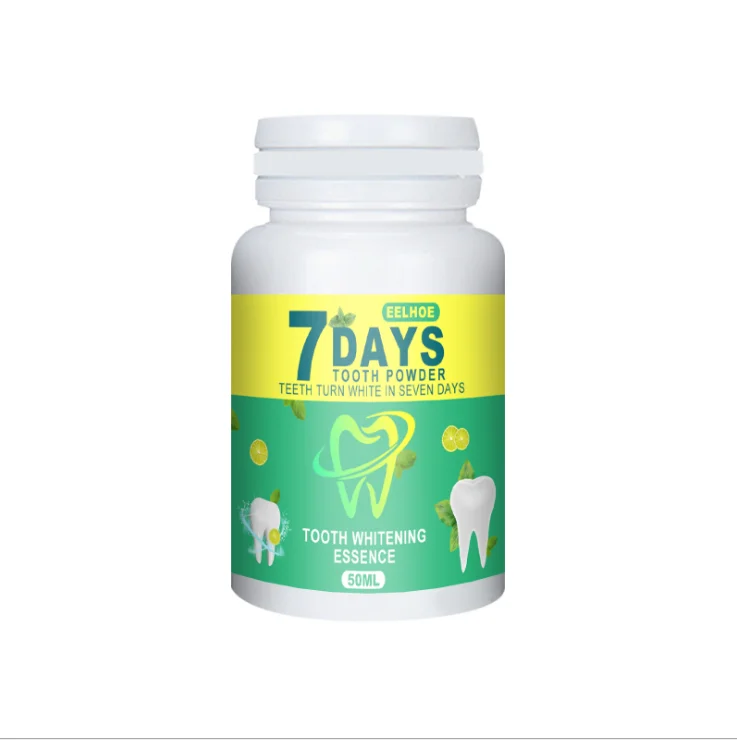 Yanmei 7 дней Отбеливание зубов порошок ежедневная Глубокая чистка Уход за полостью рта удаление плохого дыхания идеальная улыбка Стоматологический