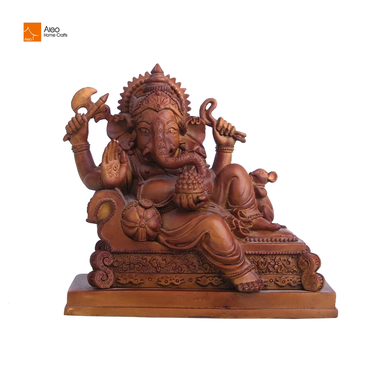 Resin India God Figurine Hindu God Ganesh Statue High Quality Religious