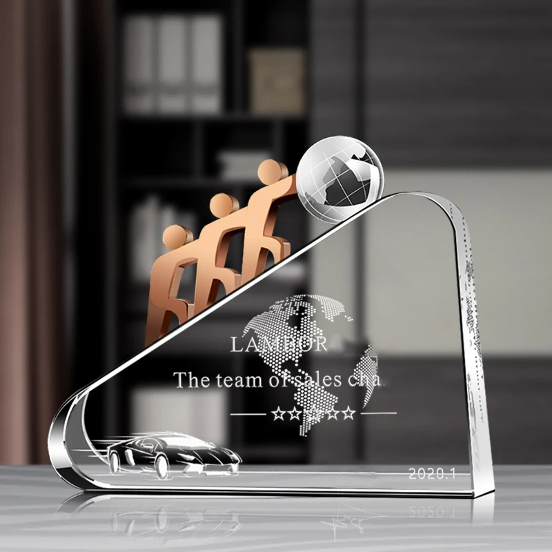 Crystal Trophy Custom Shape Blank Crystal Glass Star Cup Award Trophy Shape Crystal Glass Trophy Award Diamond