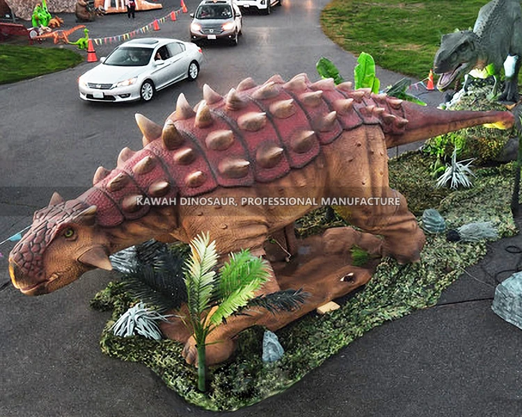 Dino Forest Park Products Animatronic Dinosaur Realistic Dinosaurs Animatronic Model Saichania