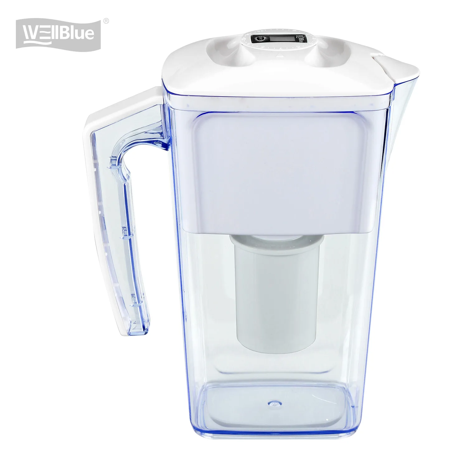 Designer Rainbow Diamond Acrylic Pitcher 2.5 Quarts Crystal Clear BPA Free  - FurniHQ