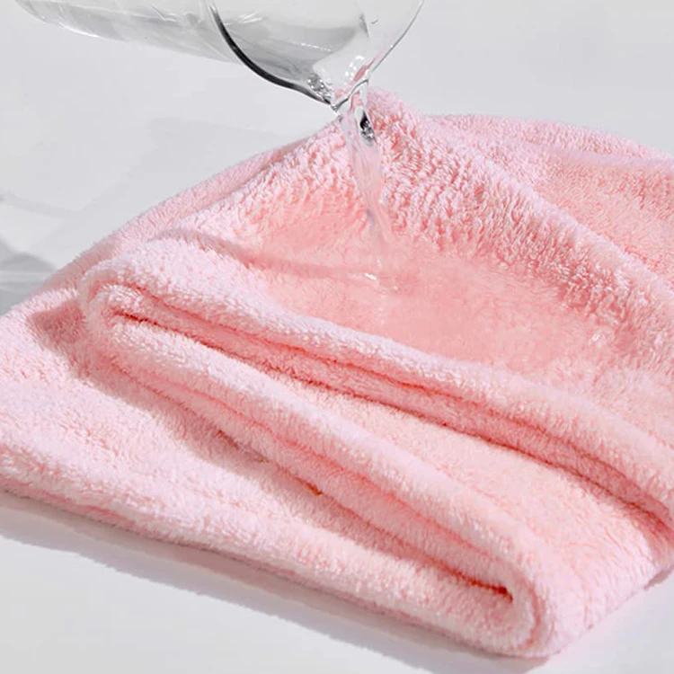 High Quality Super Water Absorbent Smooth Luxury Microfibre Hair Turban Head Towel