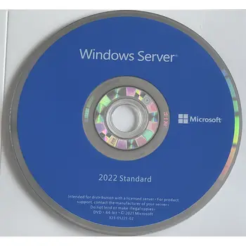 Windows Server 2022 Standard 64bit DVD OEM Online Activation Lifetime Warranty 16core 24 Core