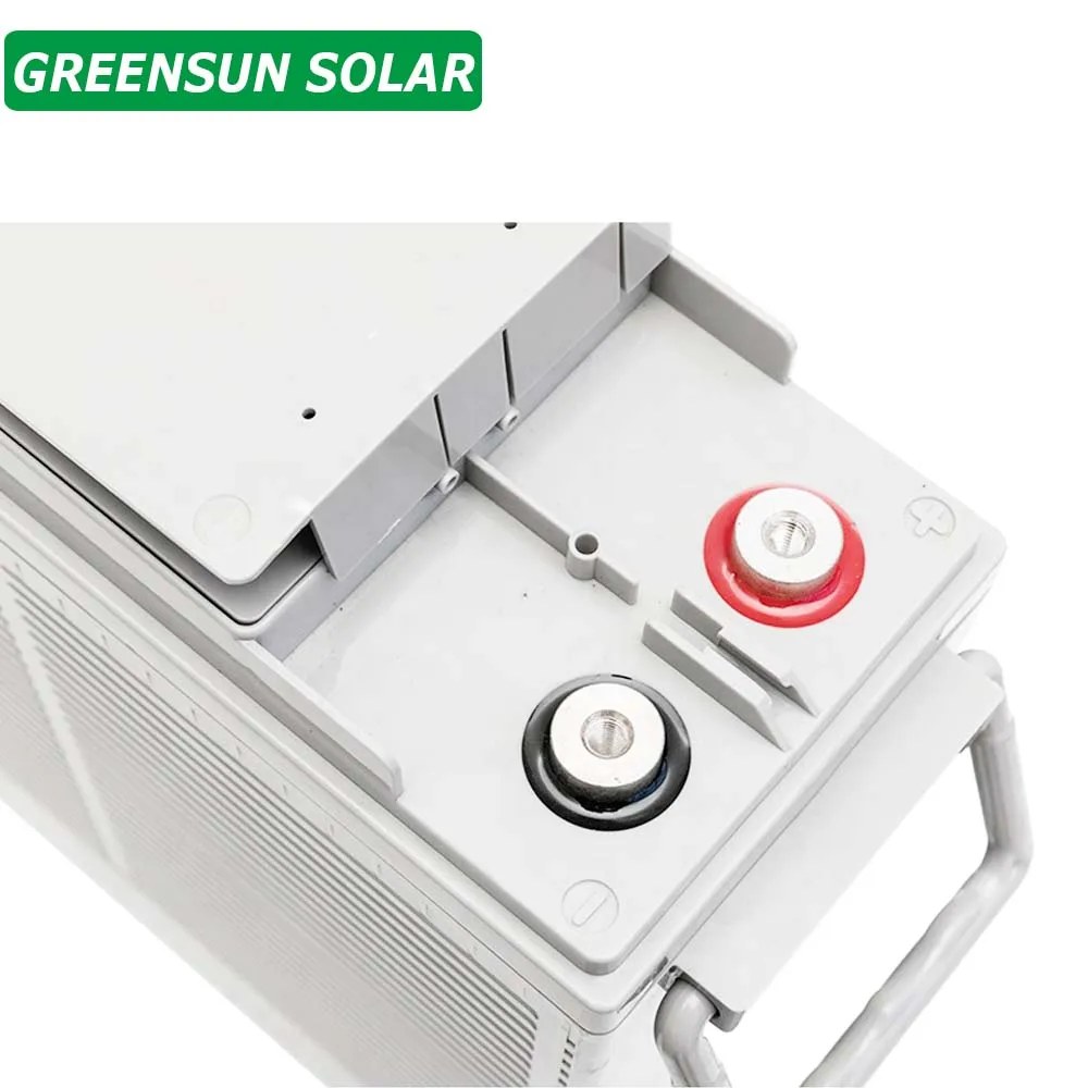 Front Terminal Slim 12v 100ah 105ah 110ah 120ah Battery Lead Acid Gel Battery Telecom Solar System Agm Battery 5kw 10kw 15kw