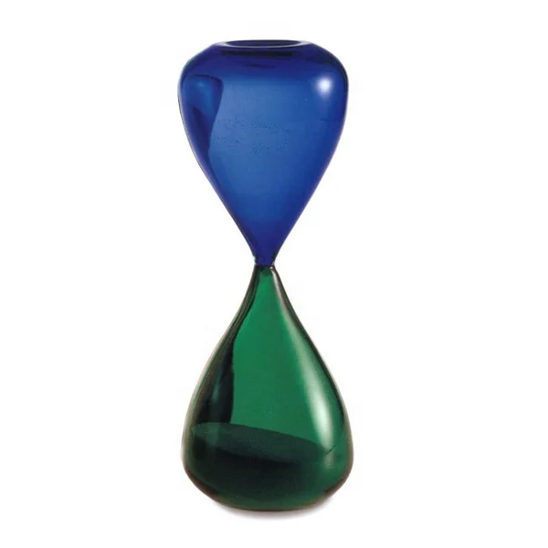 Hand Blown Glass Bubbles Colored Hourglass for Wedding Souvenirs