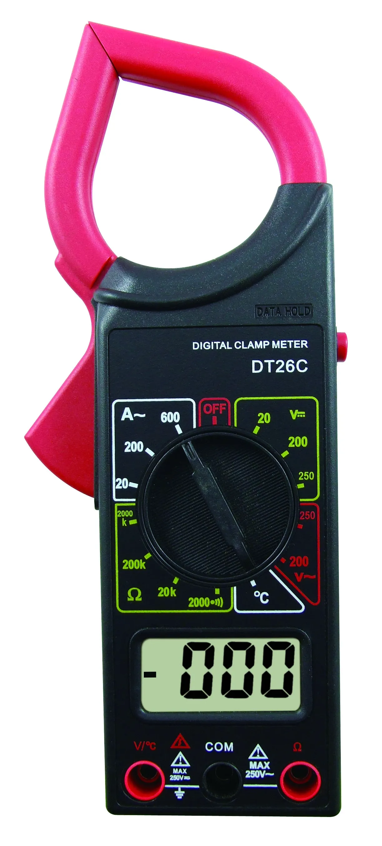 Factory Direct Auto Measuring Hot Selling Digital Clamp Meter DT26C Handheld Portable Ac Dc Current Digital Multimeter