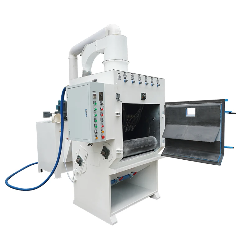 Tumble Rubber Belt Sandblast Machine Automatic Sand Blasting Machine
