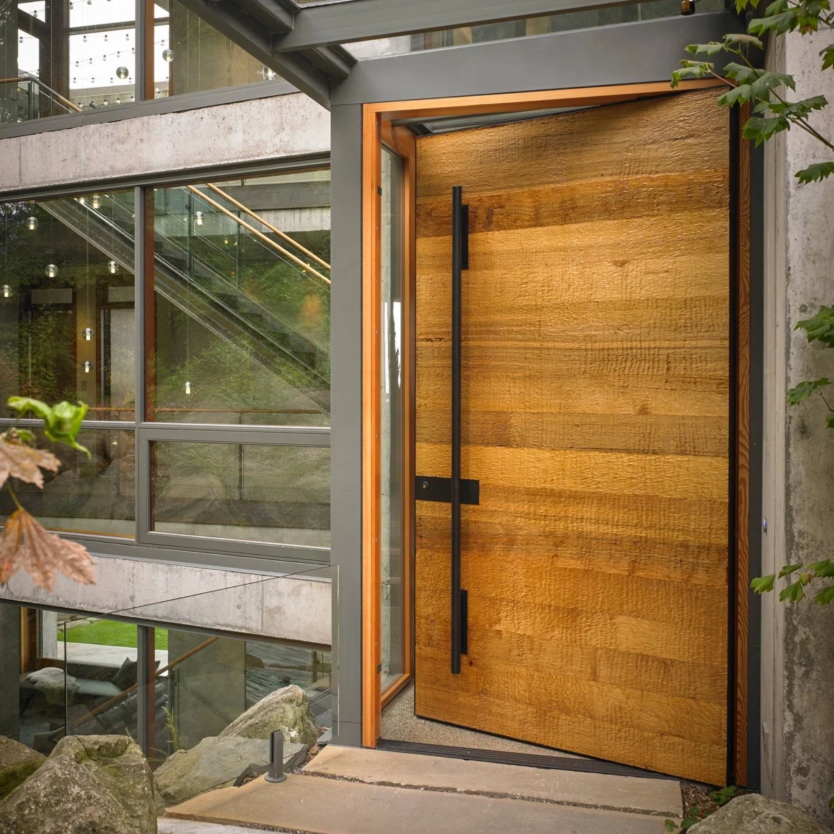 Modern Wooden Front Door