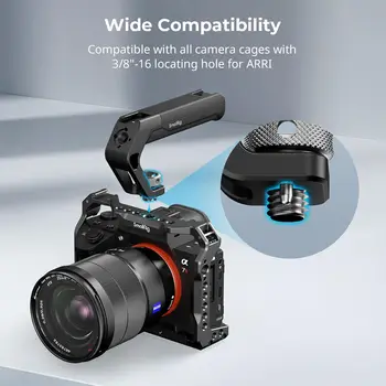 SMALLRIG High-Strength Lightweight Top Handle With 3/8"-16 Locating Pins for ARRI Tiny Camera Top Handle detail image