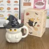 Cat Witch Cup - White