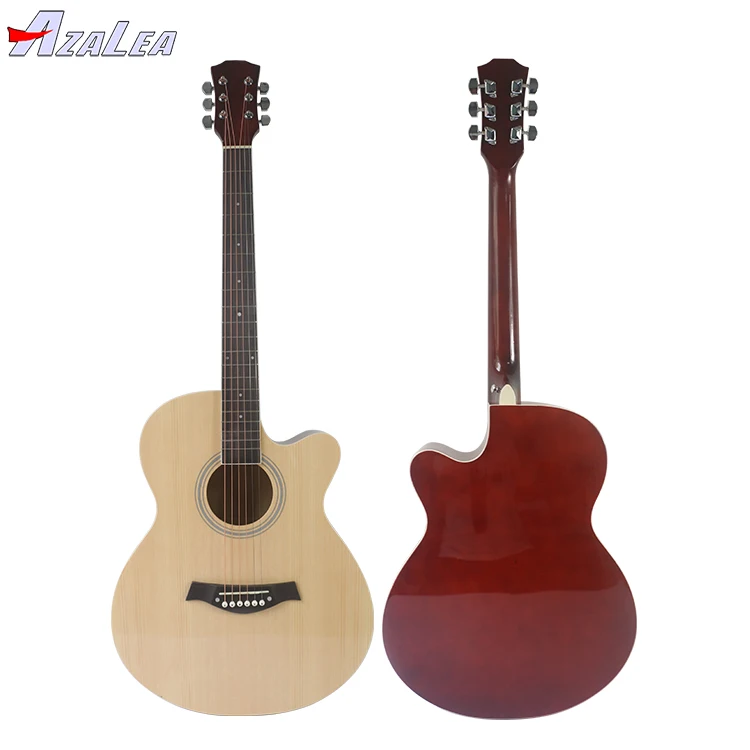 jumbo body acoustic guitar