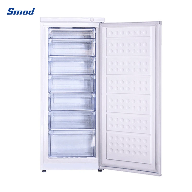 182L Small Single Solid Door Upright Vertical Freezer with Drawers - China  Vertical Freezer and Upright Freezer price