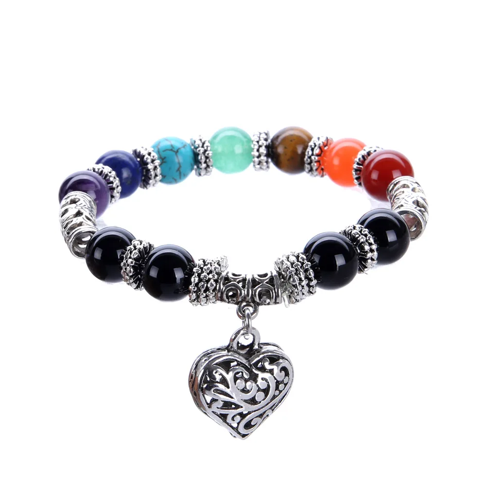 7 chakra reiki healing heart bracelet meaning