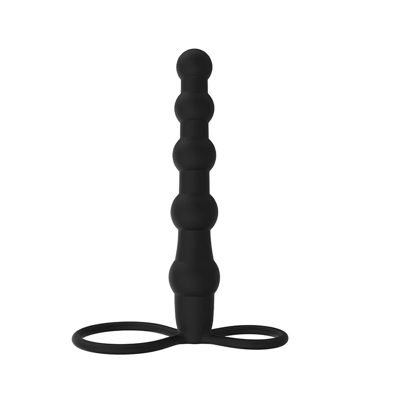 TOPARC New Design Silicone Anal Plug for Men Women Anal Plug Beads Double Penetration Strap on Dildo Anal Toy Butt Plug
