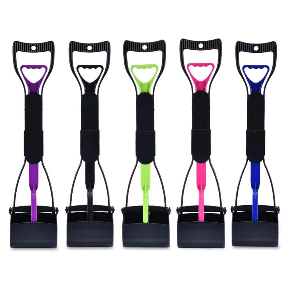 Wholesale Pet Poop Picker Plastic Folding Dog Pooper Scooper With Bags