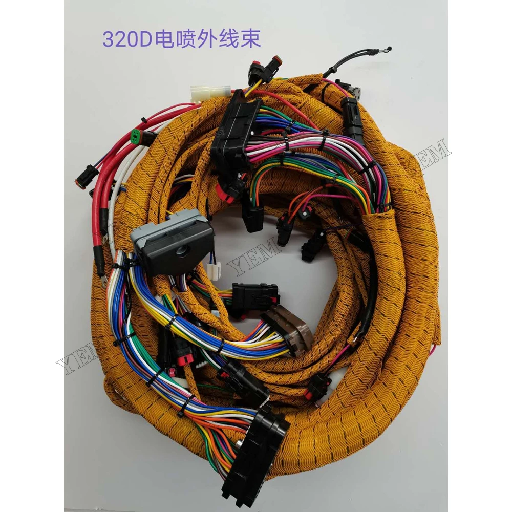 Main Wiring Harness for Caterpillar 320D Machinery Engine Spare Parts 2