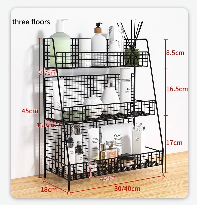 Wholesale Multi-layer Cosmetic Desktop Dormitory Dressing Table Storage ...