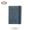Strap Passport Cover Navy Blue