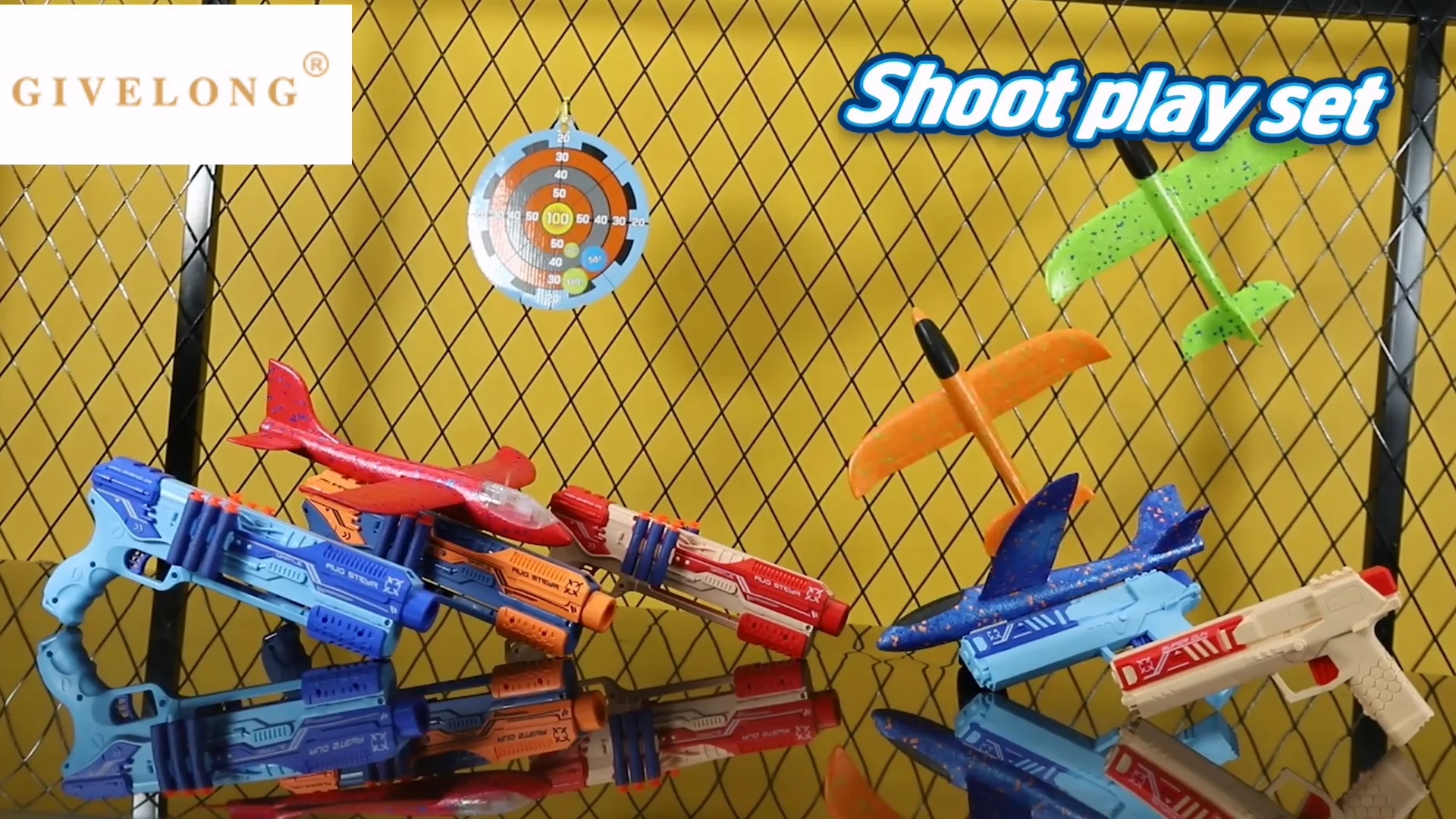 Flying Game 2 In 1 Plane Gun Toy With Lights Buy Plane Gun Toy,Toy