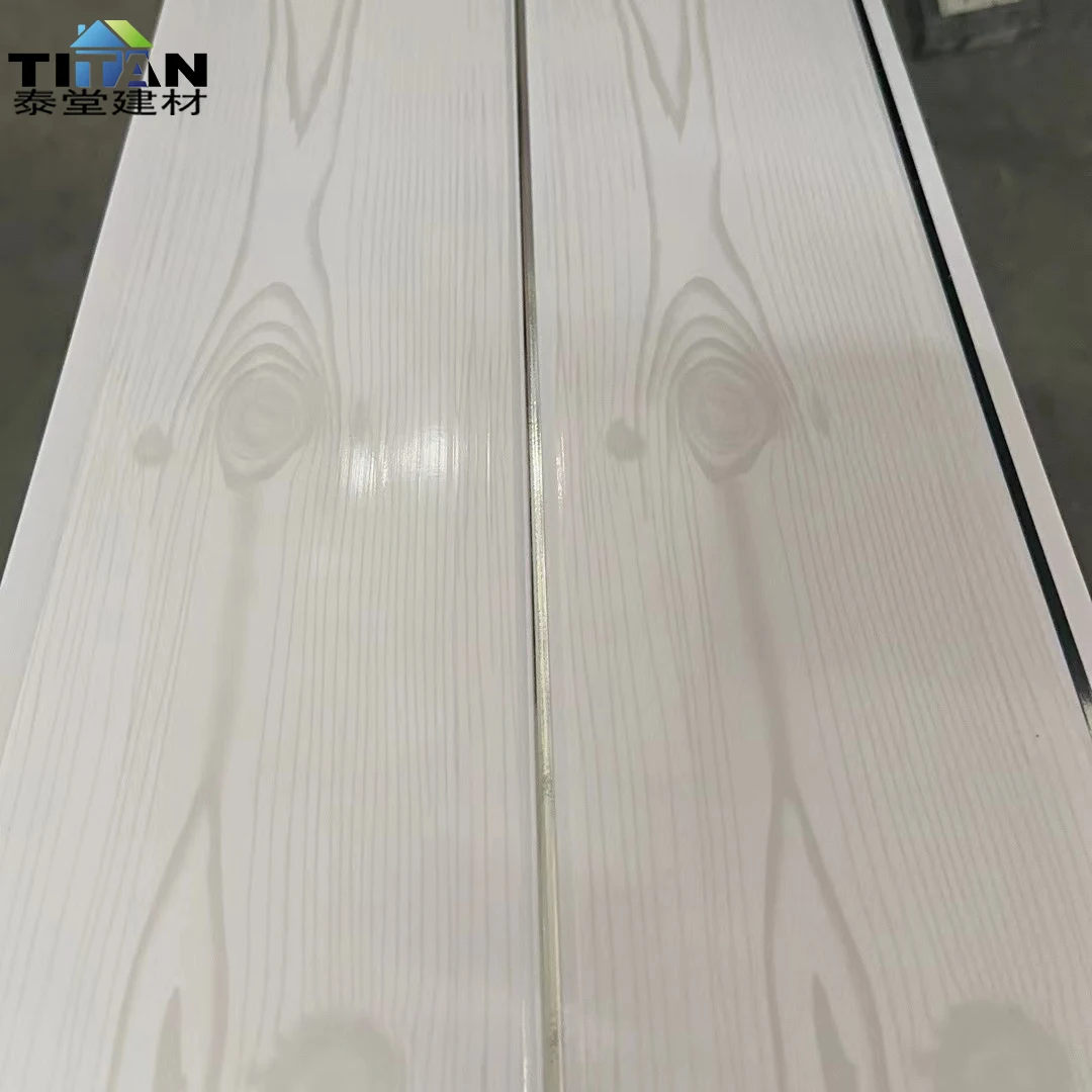 250X8 볼리비아 화이트 광택 Pvc 나무 판자 천장 패널 물 리플 Pvc 플라스틱 벽 패널| Alibaba.com