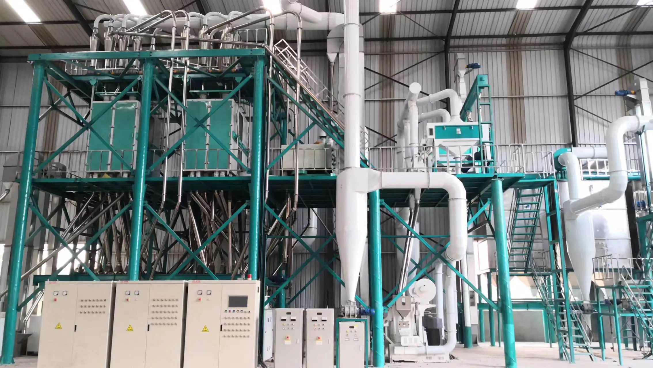 grain processing machine automatic flour mill wheat flour milling machine