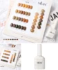 12 colors of dry bamboo brown