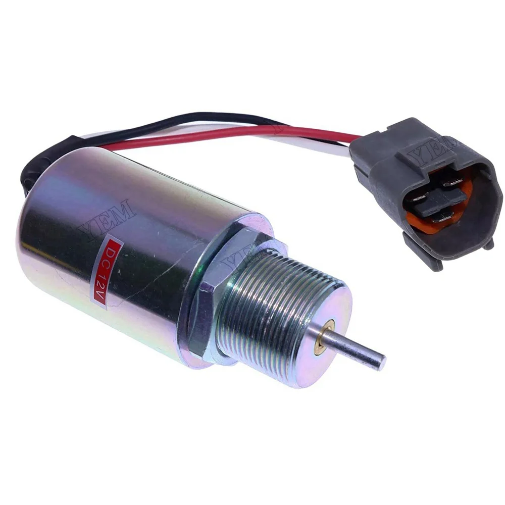 12V Stop Solenoid Valve 30A87-20403 30A87-10090 for Mitsubishi Engine S4L S3L L3E Cub Cadet Tractor 7000 7200 7234 7265 7272