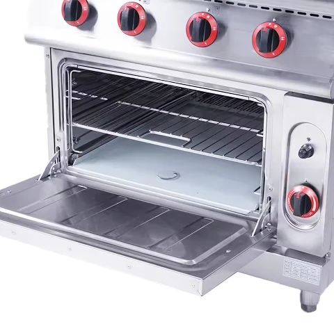 Stainless Steel Kitchen Range Gas Cooker Gainco Commercial Cooking Gas Range with Oven Freestanding Stove cooking rangewith Oven supplier