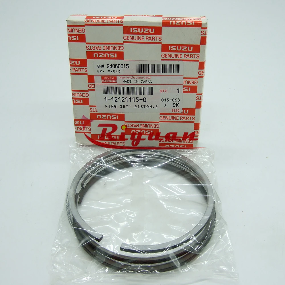 鈴企業ページ Genuine Isuzu Piston Rings for ZX120 and ZX200 Engines