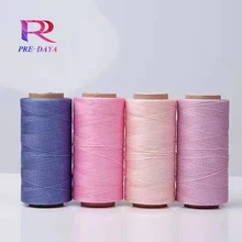 284 Yards 150D/16 0.8mm Flat wax cord Leather Sewing Waxed Thread for Leather Craft DIY waxed string Bracelet thread